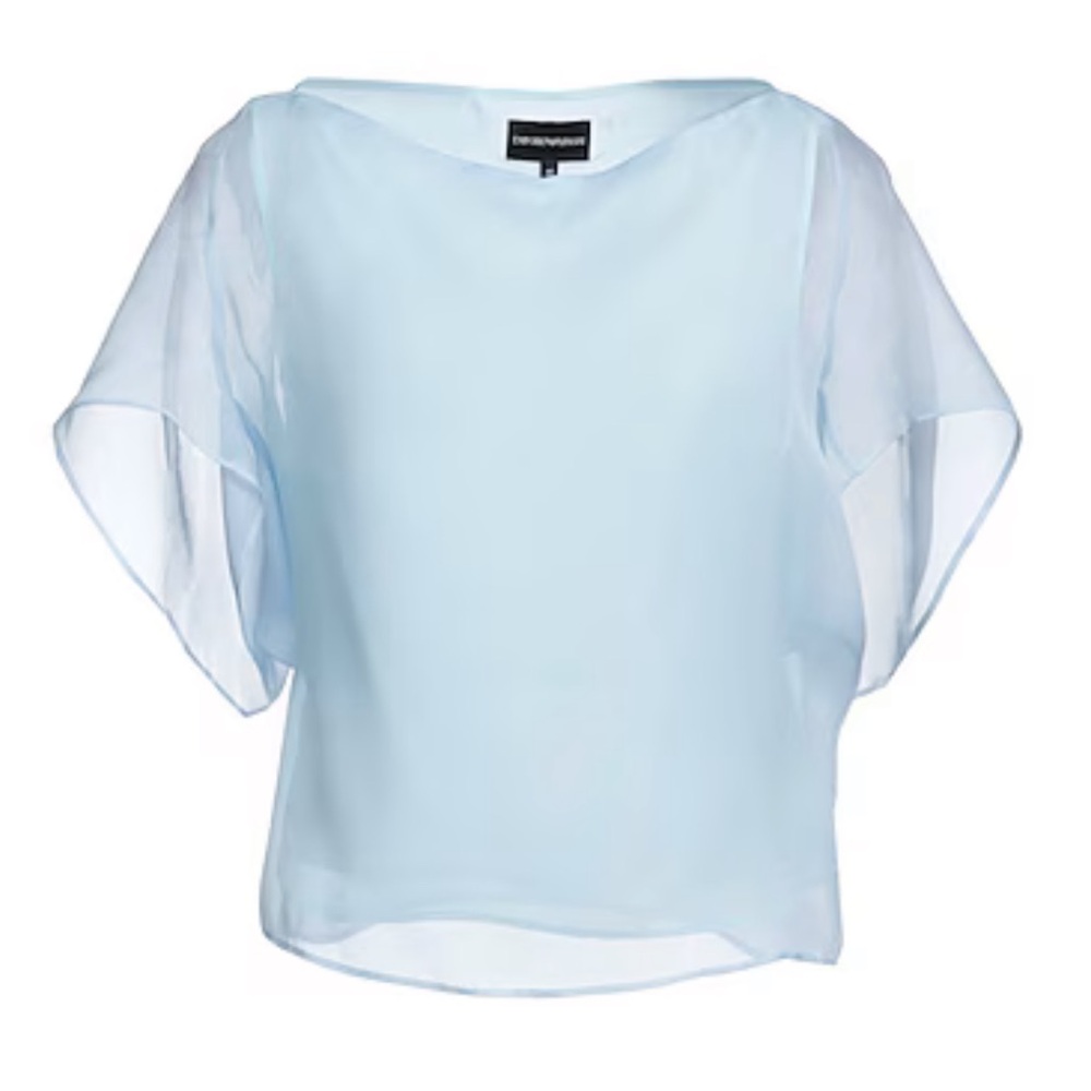 Emporio Armani Light Blue Women's Blouse
